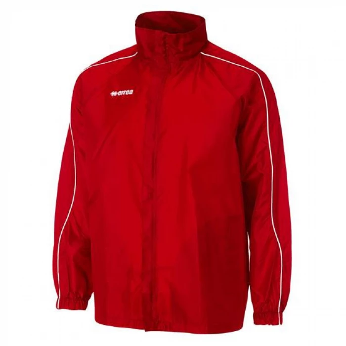 Errea - JUNIOR Giacca Antipioggia Basic Rain Rossa